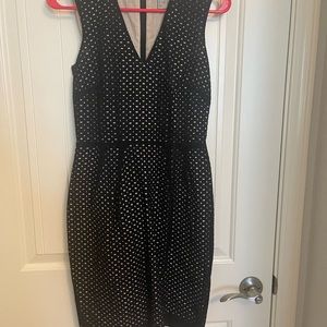 H&M black overlay dress, size 4